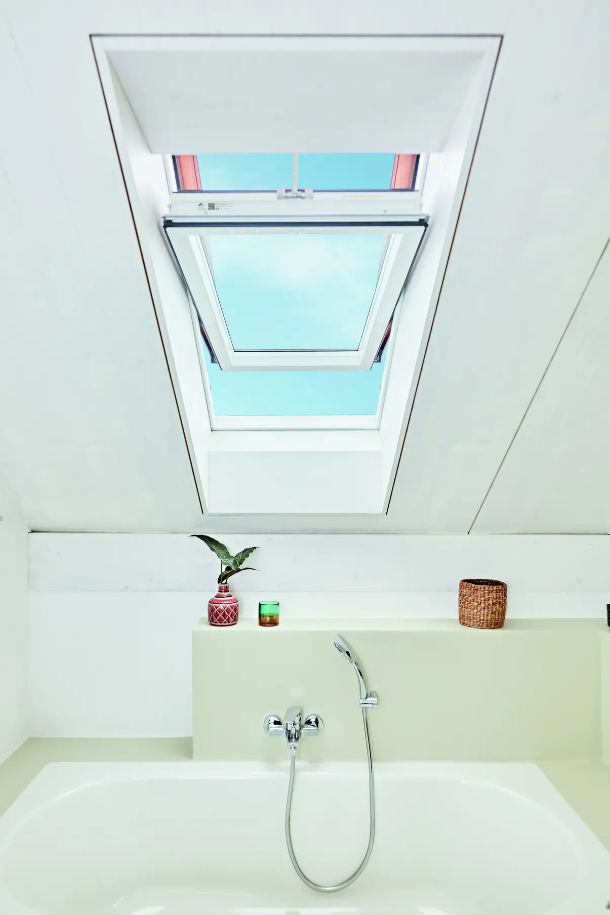 Architektur, Gebäude, Dachfenster, Fenster, Pflanze