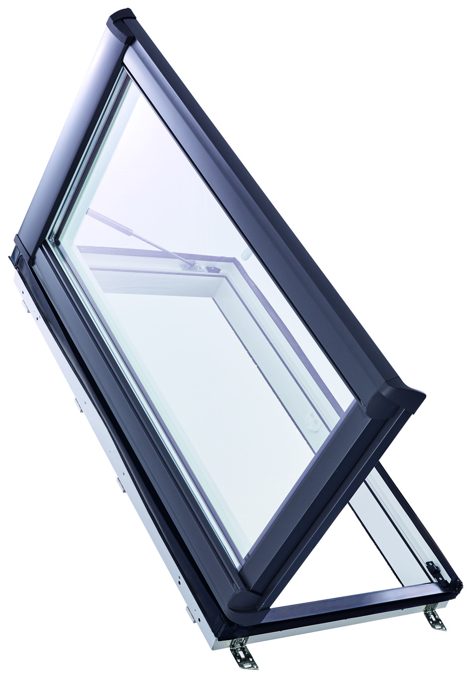 Roto Designo Wohndachausstieg R3 Kunststoff Standard Renovierung Architektur, Gebäude, Dachfenster, Fenster