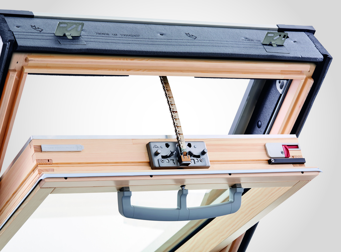 RotoQ Tronic Schwingfenster QT4 Holz-743098M RotoQ Tronic Schwingfenster QT4 Holz-743098M