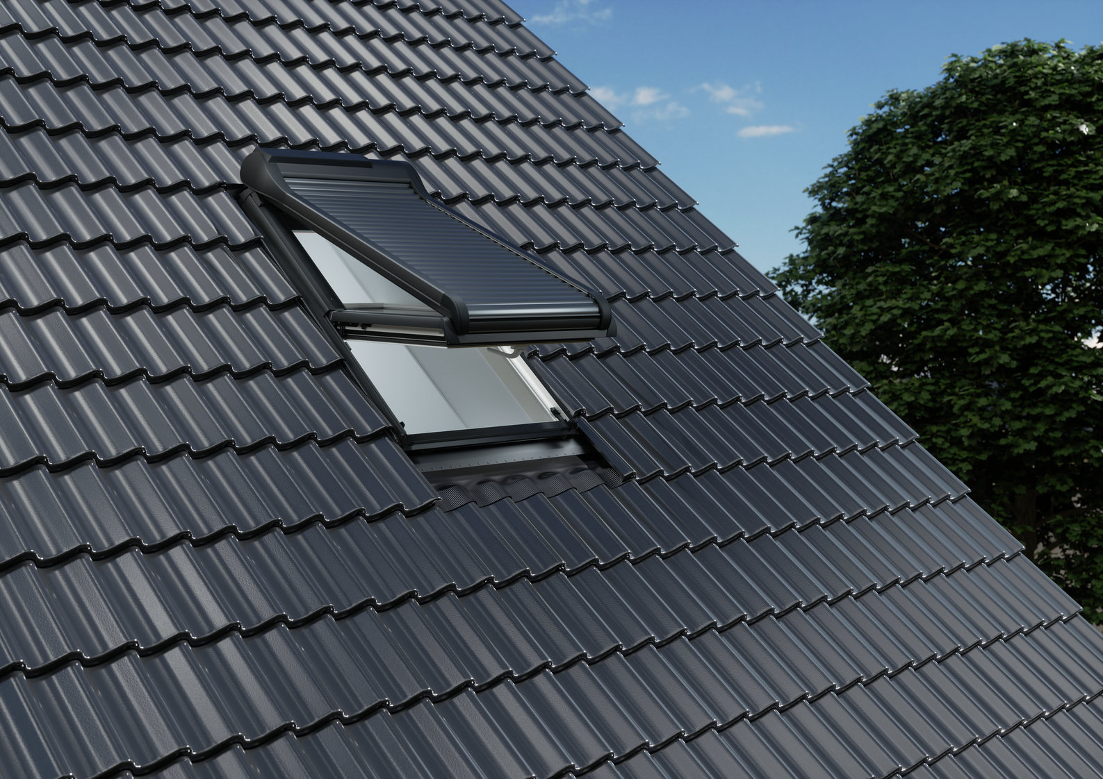 Roto Designo R4/R7 Außenrollladen ZRO-537417M Architektur, Gebäude, Fenster, Dachfenster, Dach